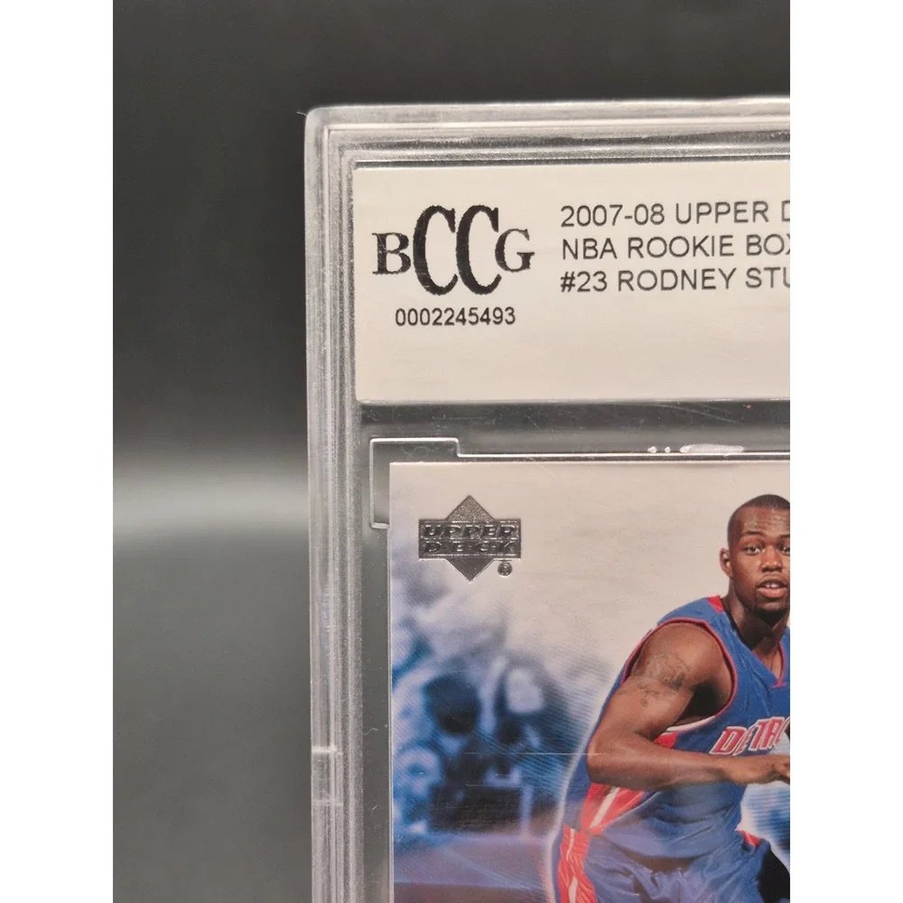 2007 Upper Deck Rodney Stuckey 23 NBA Rookie Box Set Base RC BCCG 10 Pistons
